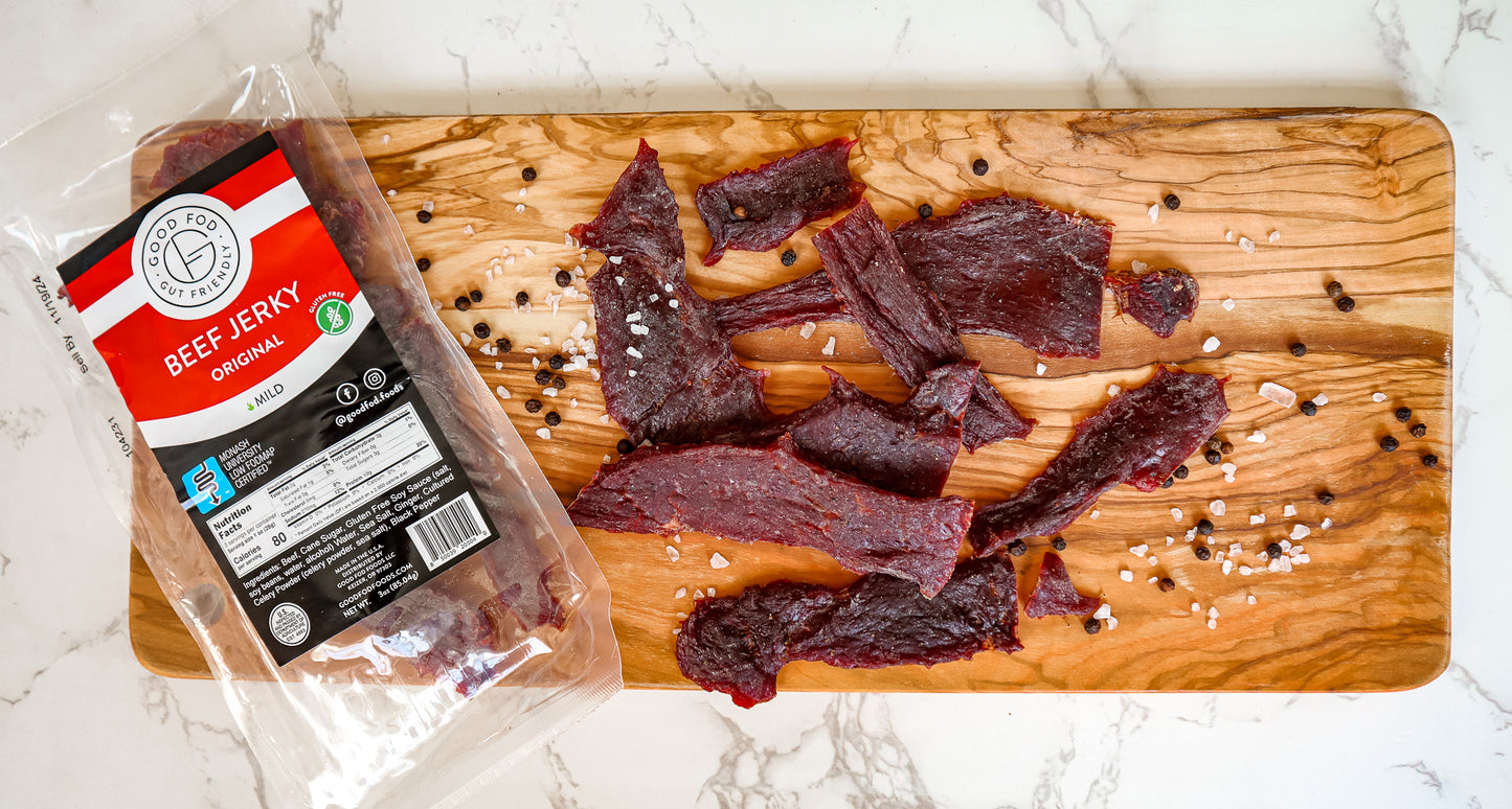 Good Fod Foods Original Beef Jerky 3-Pack