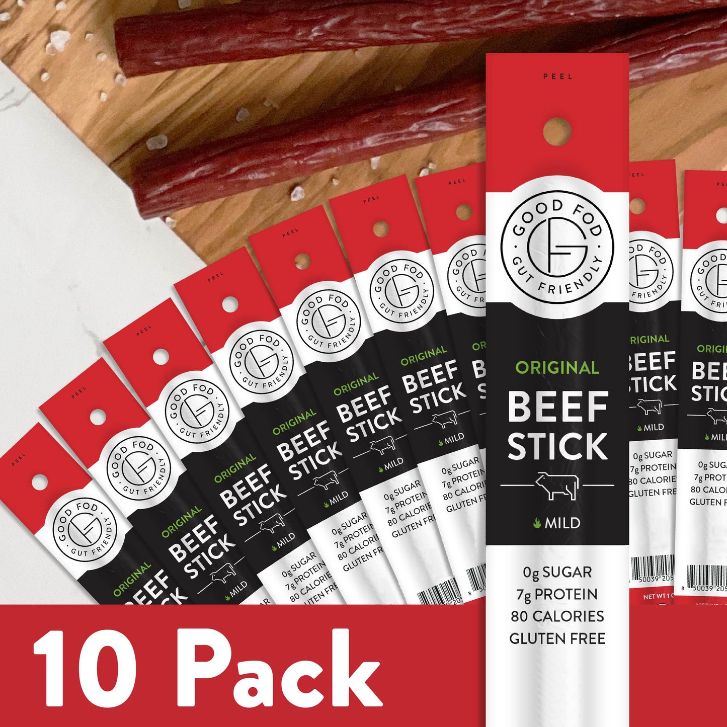 Good Fod Original Meat Stick 1-10ct (Temporarily Out of Stock)