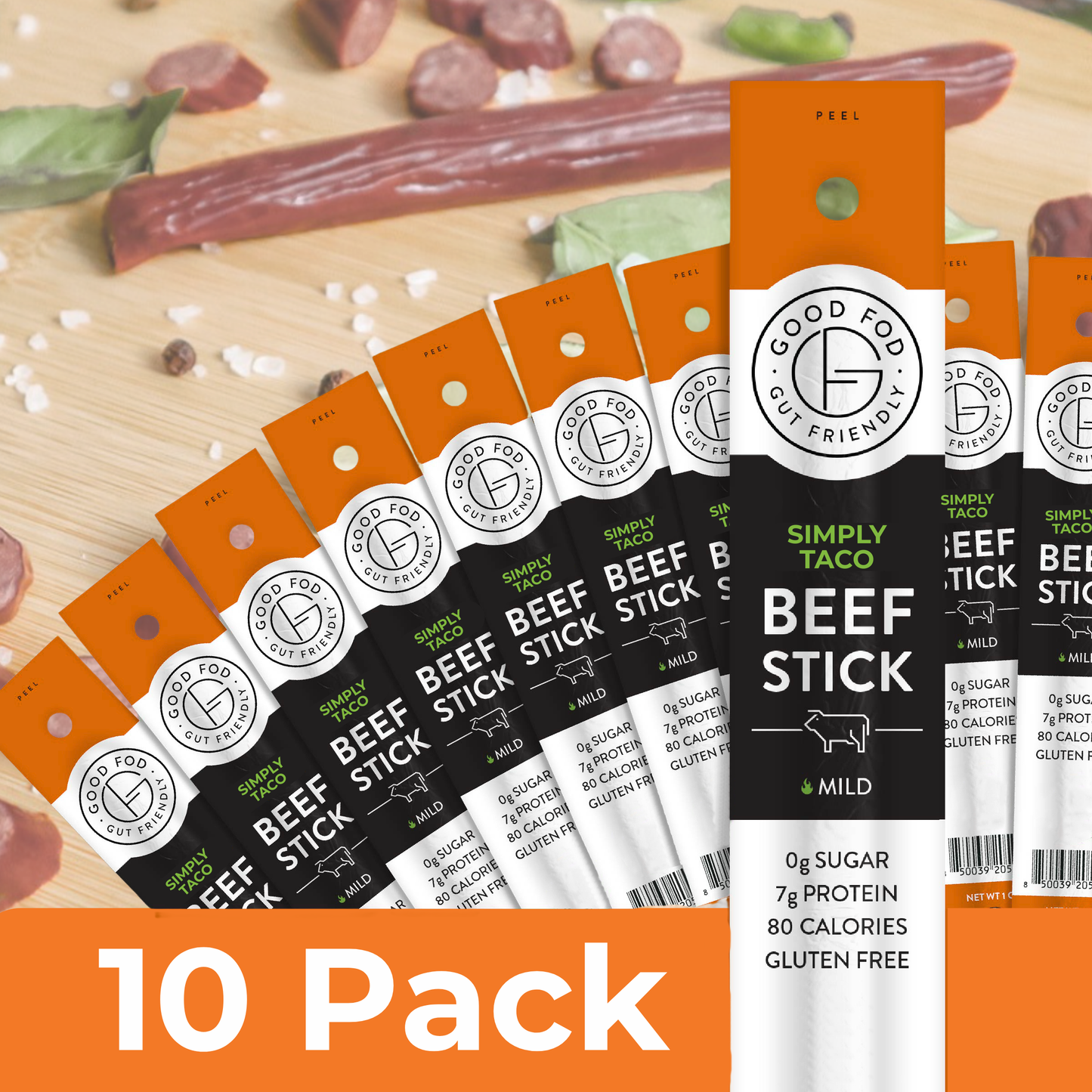 Good Fod Simply Taco Meat Stick 1-10ct