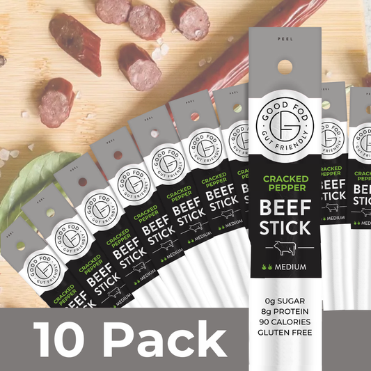 Good Fod Cracked Pepper Meat Stick 1-10ct