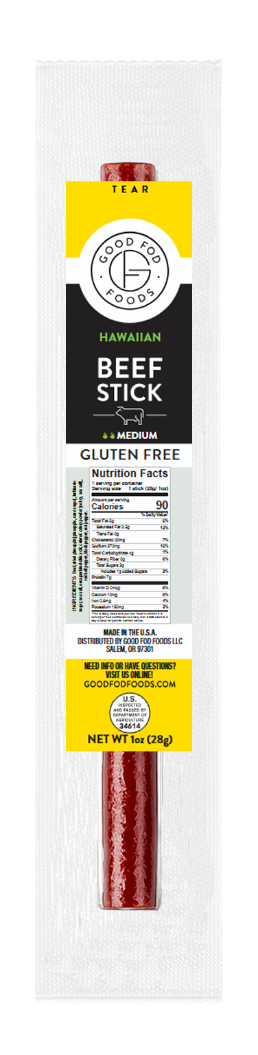 Good Fod Hawaiian Meat Stick 1-10ct
