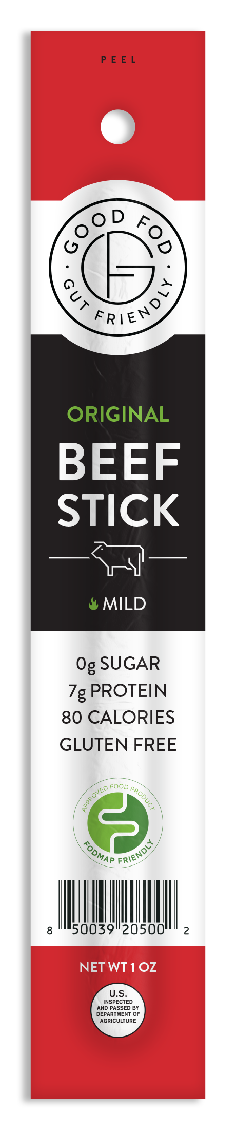 Good Fod Foods Regular Variety Pack of Meat Sticks 4 of Each Flavor (12ct)