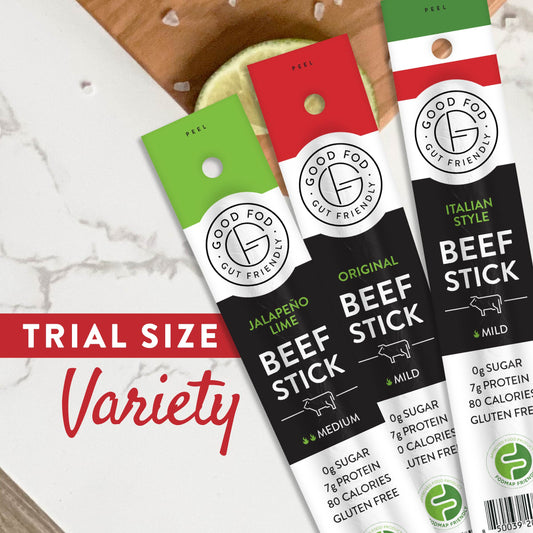 Variety Pack Trial Size of Meat Sticks 2 of Each Flavor (6ct)